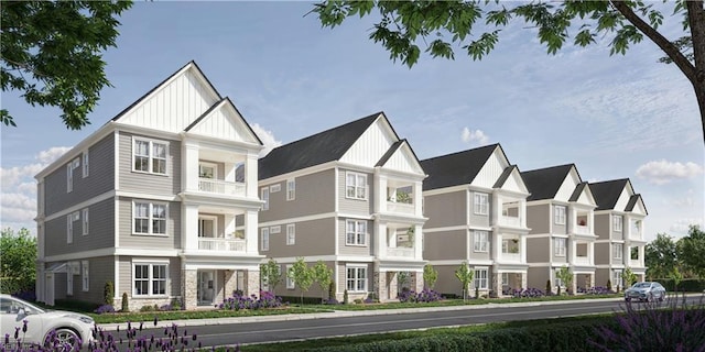 1548 Waltham Ln Unit A, Newport News, VA 23608 - view of front of home featuring board and batten siding and a balcony