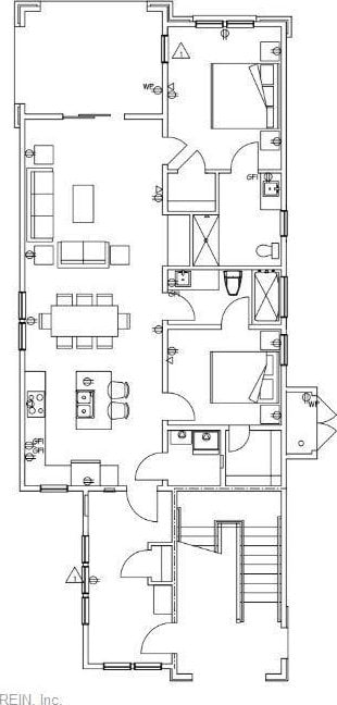 1548 Waltham Ln Unit A, Newport News, VA 23608 - home floor plan