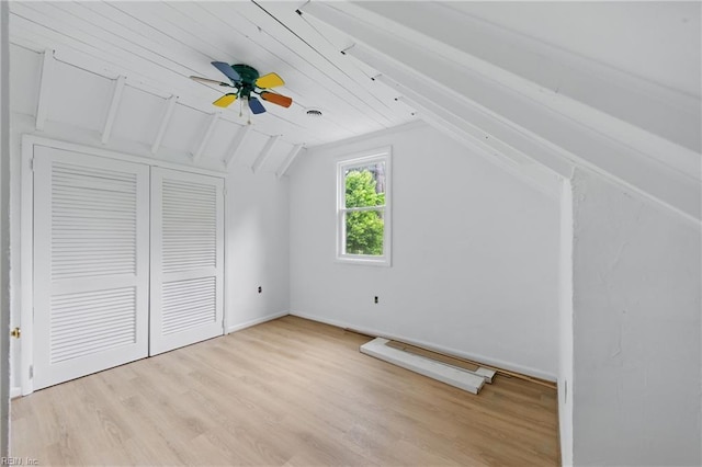4328 Thoroughgood Dr, Virginia Beach, VA 23455 - additional living space with light wood finished floors, a ceiling fan, and baseboards