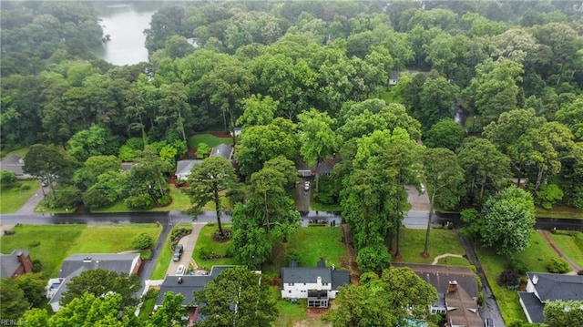 4328 Thoroughgood Dr, Virginia Beach, VA 23455 - aerial view of property and surrounding area with a forest