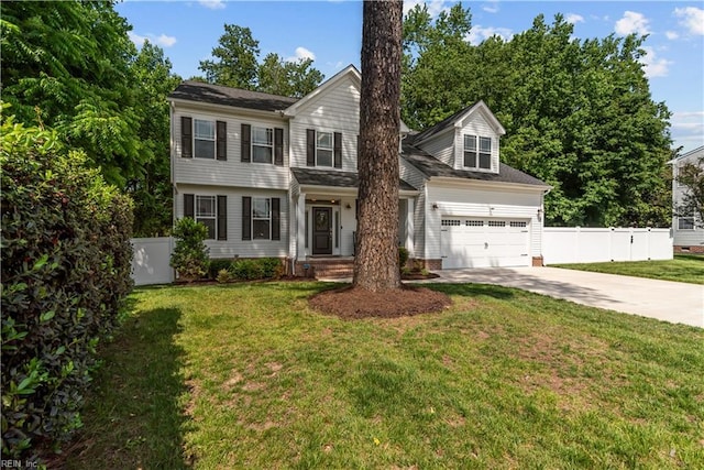 2011 River Pearl Way, Chesapeake, VA 23321 - view of front of property featuring concrete driveway and an attached garage