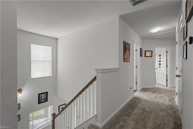 2011 River Pearl Way, Chesapeake, VA 23321 - corridor featuring an upstairs landing, carpet floors, and baseboards
