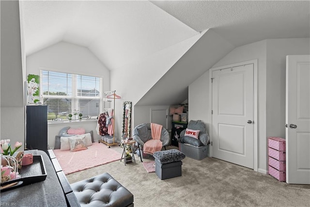 2011 River Pearl Way, Chesapeake, VA 23321 - living area with vaulted ceiling and carpet floors