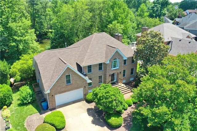 1268 Smith Cove Cir, Virginia Beach, VA 23455 - view from above of property