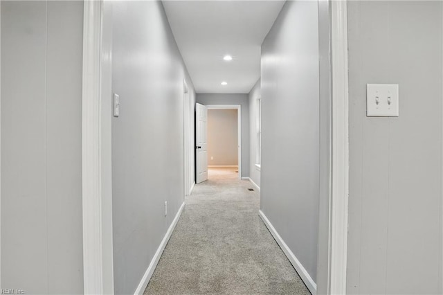 6428 Hudson Ave, Norfolk, VA 23502 - corridor with light colored carpet, recessed lighting, and baseboards