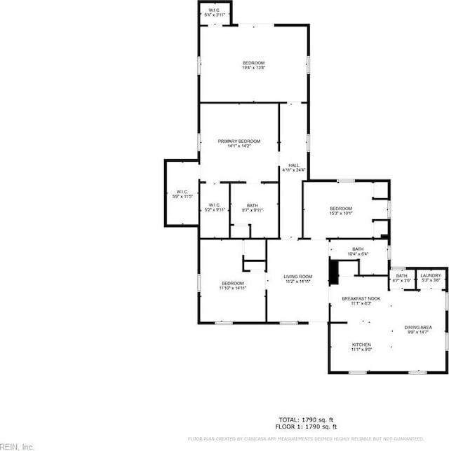 6428 Hudson Ave, Norfolk, VA 23502 - floor plan / room layout