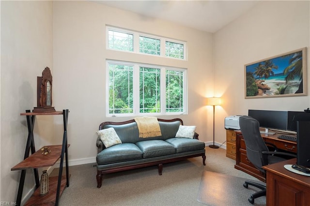 1301 Hawaiian Dr, Virginia Beach, VA 23451 - carpeted office space featuring plenty of natural light and baseboards