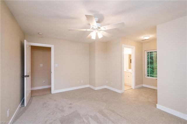 1301 Hawaiian Dr, Virginia Beach, VA 23451 - unfurnished room with light colored carpet, ceiling fan, and baseboards