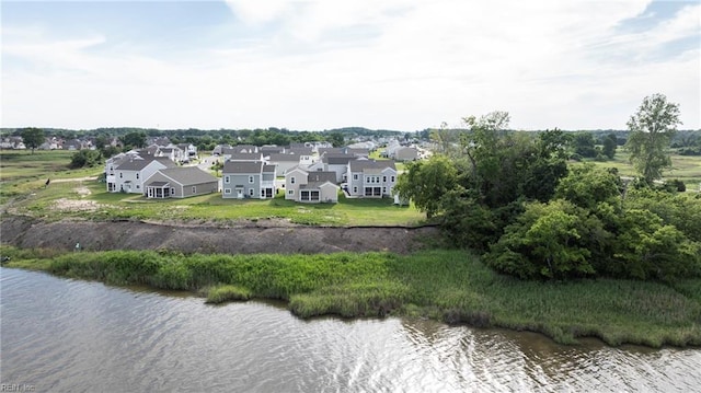 102 Corcoran Ln, Suffolk, VA 23434 - aerial perspective of suburban area featuring a nearby body of water
