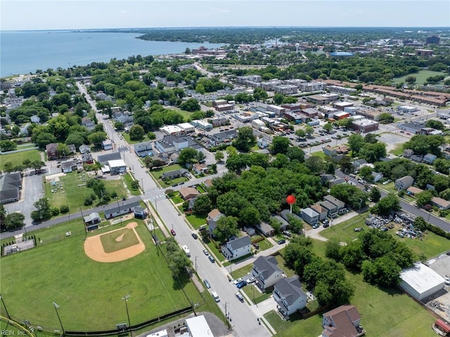10 Hopkins St, Hampton, VA 23663 - aerial overview of property's location featuring a nearby body of water