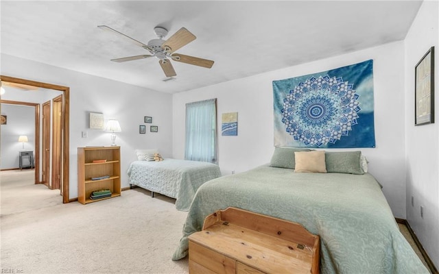 745 Denver Ave, Chesapeake, VA 23322 - carpeted bedroom with ceiling fan and baseboards