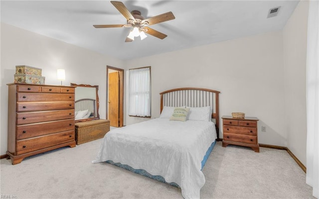 745 Denver Ave, Chesapeake, VA 23322 - carpeted bedroom with baseboards and ceiling fan