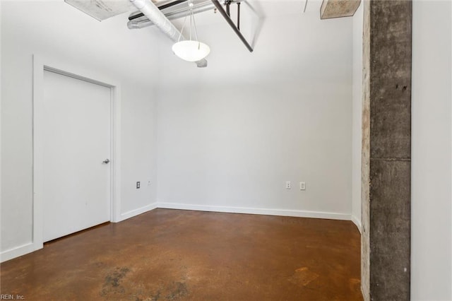 415 Saint Pauls Blvd Unit 609, Norfolk, VA 23510 - unfurnished room featuring finished concrete floors and baseboards