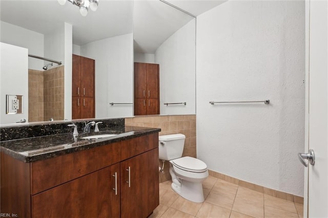 415 Saint Pauls Blvd Unit 609, Norfolk, VA 23510 - full bath with toilet, vanity, tile patterned floors, a shower, and baseboards