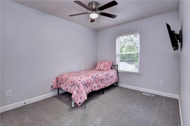39 Morrison Ave, Newport News, VA 23601 - bedroom with baseboards, carpet flooring, ceiling fan, and a textured ceiling
