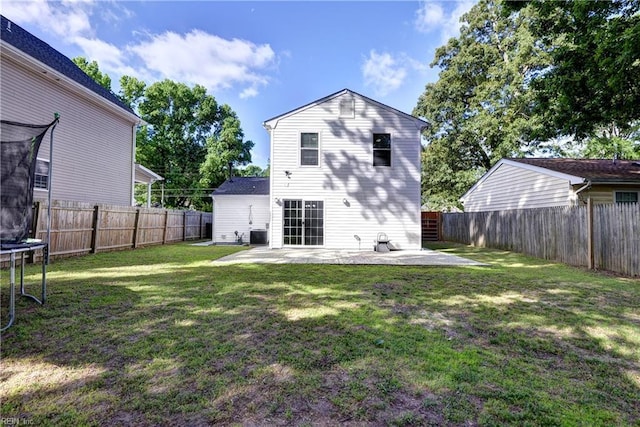 39 Morrison Ave, Newport News, VA 23601 - back of house with a trampoline, a patio, and cooling unit