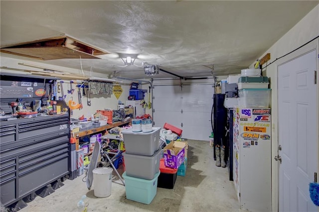 4217 Meadowgate Ct, Chesapeake, VA 23321 - below grade area with a garage and a workshop area