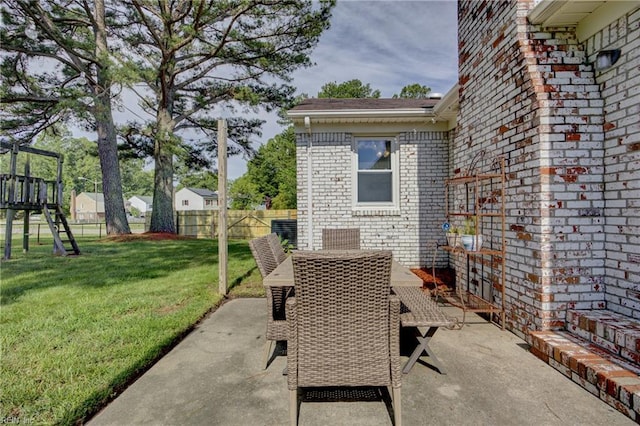 4217 Meadowgate Ct, Chesapeake, VA 23321 - view of patio with outdoor dining space