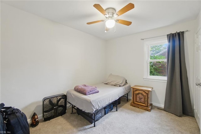 6628 Glenoak Dr, Norfolk, VA 23513 - bedroom with carpet flooring, baseboards, and a ceiling fan