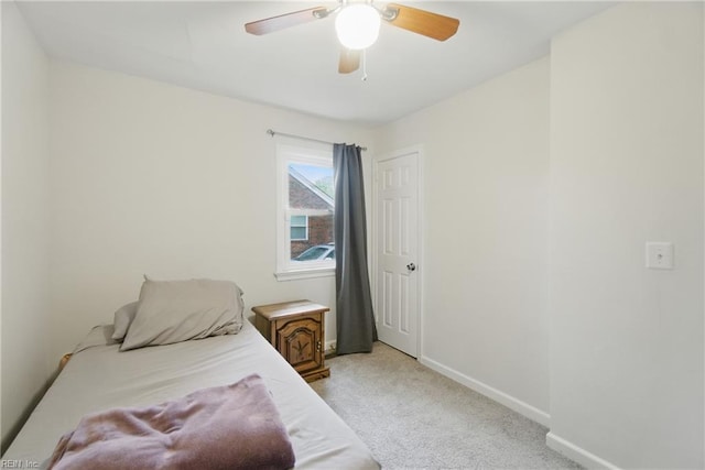 6628 Glenoak Dr, Norfolk, VA 23513 - bedroom featuring light carpet, baseboards, and ceiling fan