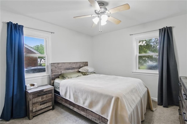6628 Glenoak Dr, Norfolk, VA 23513 - bedroom featuring light colored carpet and ceiling fan
