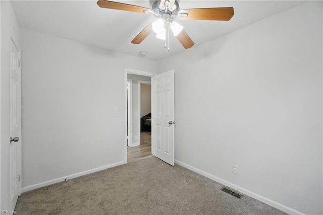 6628 Glenoak Dr, Norfolk, VA 23513 - unfurnished bedroom featuring carpet flooring, baseboards, and ceiling fan