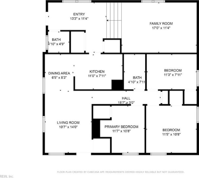 6628 Glenoak Dr, Norfolk, VA 23513 - property floor plan