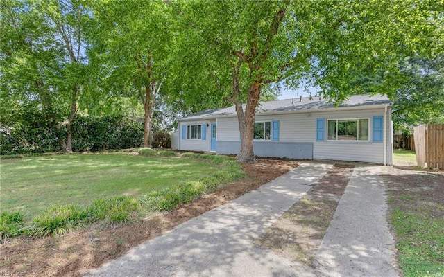 4704 Lonewillow Ln, Virginia Beach, VA 23455 - view of front of property featuring concrete driveway
