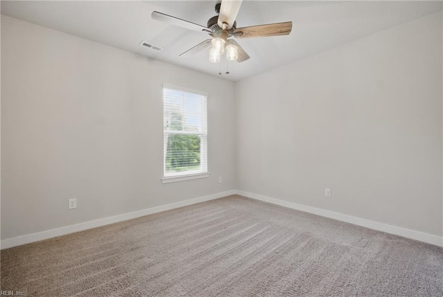 653 Waters Rd, Chesapeake, VA 23322 - spare room with carpet floors, ceiling fan, and baseboards