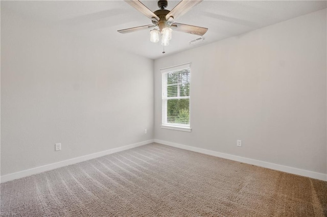 653 Waters Rd, Chesapeake, VA 23322 - carpeted empty room with baseboards and a ceiling fan