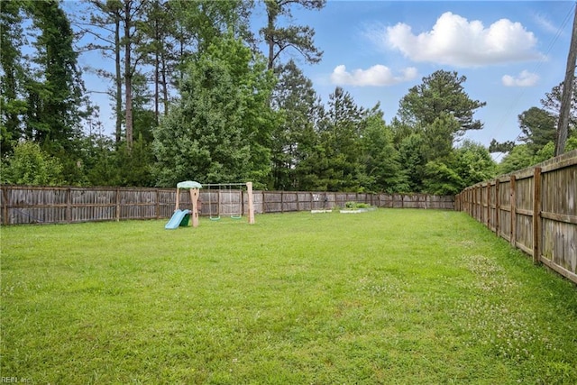 653 Waters Rd, Chesapeake, VA 23322 - view of yard featuring a playground