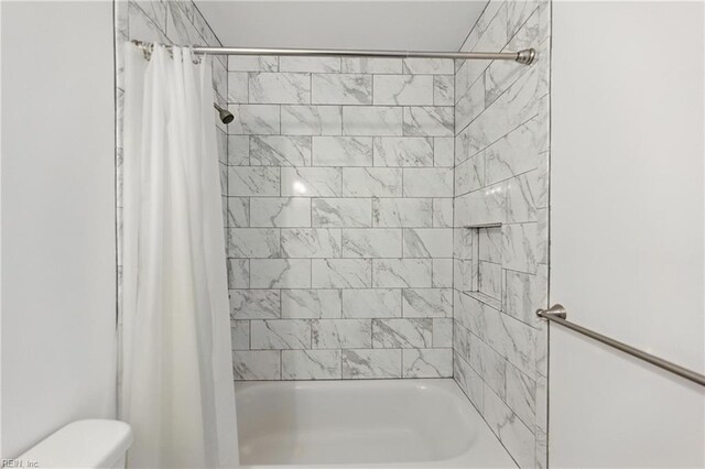 1713 Silver Springs Ct, Virginia Beach, VA 23456 - full bathroom with toilet and shower / tub combo