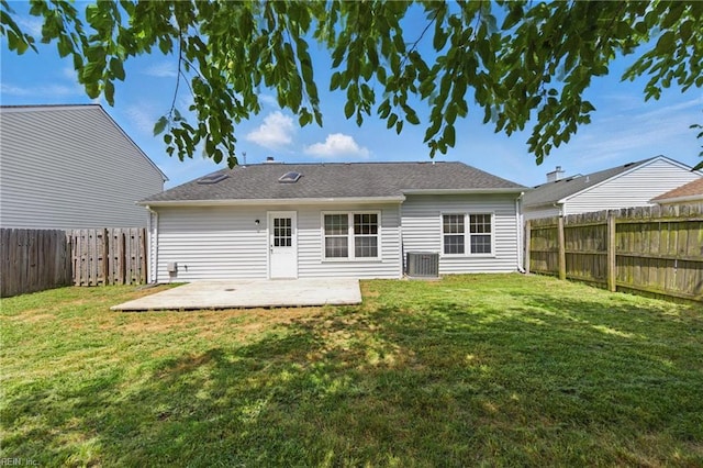 1713 Silver Springs Ct, Virginia Beach, VA 23456 - rear view of house with cooling unit and a patio