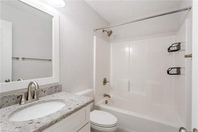 23 Mallory Way, Hampton, VA 23664 - bathroom featuring toilet, vanity, and washtub / shower combination