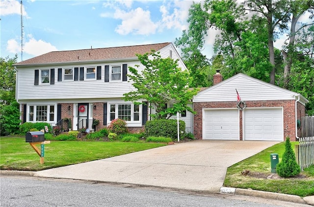1052 Sunnyside Dr, Virginia Beach, VA 23464 - colonial house with brick siding and driveway