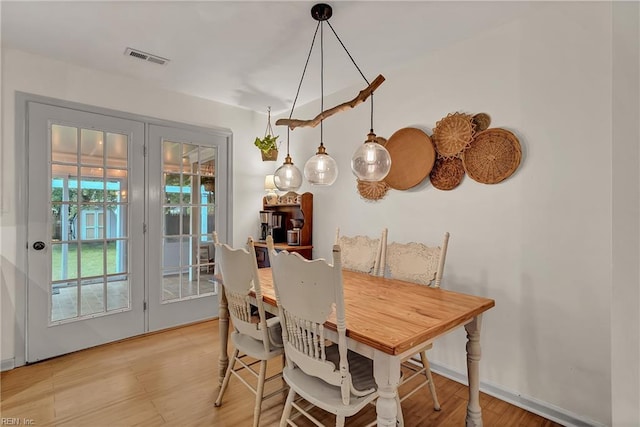 2305 Shorebird Ct, Chesapeake, VA 23323 - dining room with light wood-style flooring
