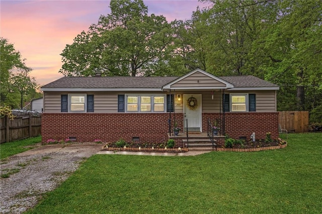 203 Old Seaford Rd, Seaford, VA 23696 - bungalow-style house featuring brick siding, a porch, and crawl space