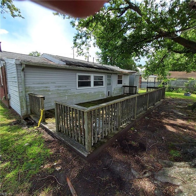 2013 Egger Cir, Hampton, VA 23663 - back of house with a deck