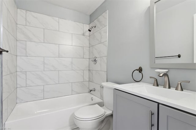 500 Mango Dr, Virginia Beach, VA 23452 - full bathroom with vanity, toilet, and shower / bath combination