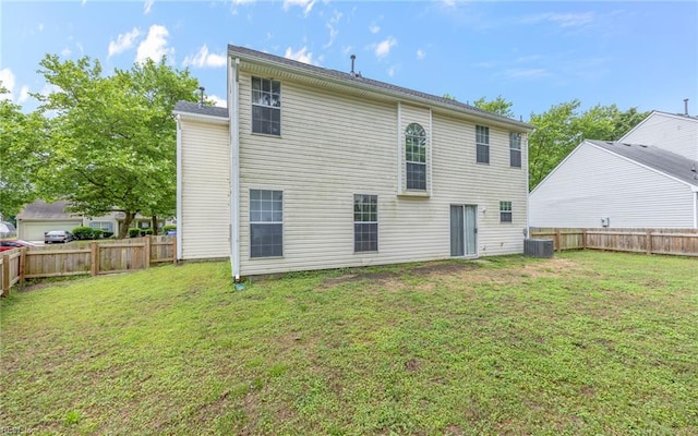 6329 Pelican Cres S, Suffolk, VA 23435 - rear view of house with central air condition unit