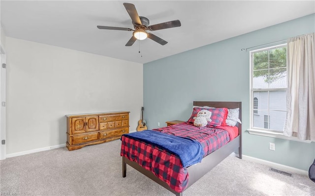 6329 Pelican Cres S, Suffolk, VA 23435 - carpeted bedroom featuring baseboards and ceiling fan