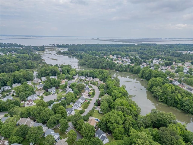 6329 Pelican Cres S, Suffolk, VA 23435 - aerial view of residential area with a nearby body of water
