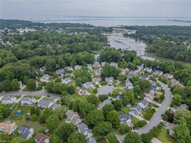 6329 Pelican Cres S, Suffolk, VA 23435 - aerial perspective of suburban area with a nearby body of water