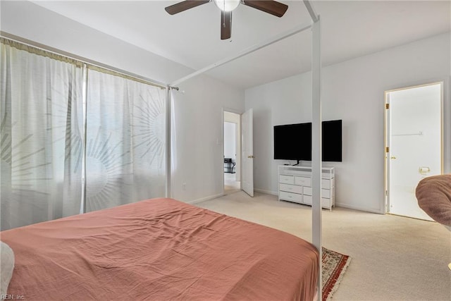 104 Camden Way Unit G, Yorktown, VA 23693 - bedroom featuring light colored carpet and ceiling fan