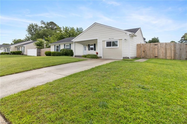 3013 Tournament Dr, Chesapeake, VA 23323 - ranch-style home featuring concrete driveway