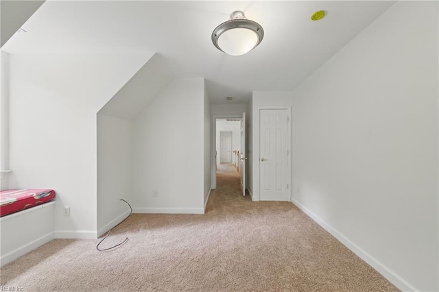 133 Mid Ocean, Williamsburg, VA 23188 - additional living space with carpet floors, baseboards, and vaulted ceiling