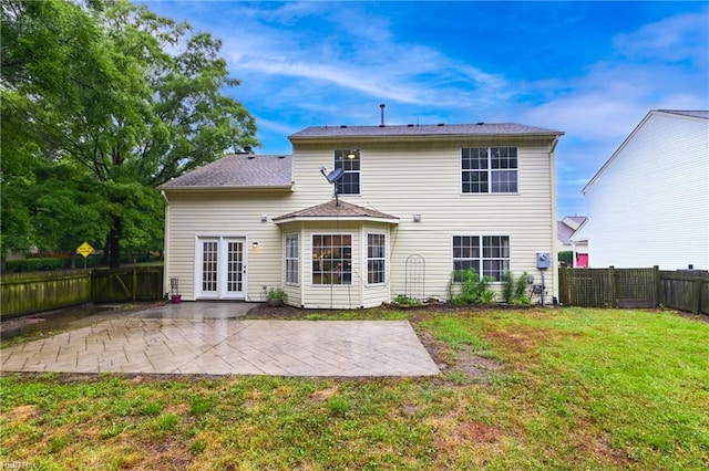 6100 Amberly Cir, Suffolk, VA 23435 - rear view of property with a patio