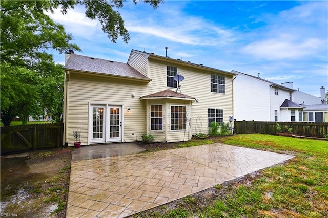 6100 Amberly Cir, Suffolk, VA 23435 - rear view of house with a patio area