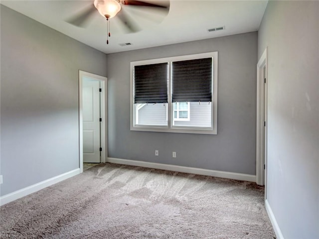 88 Alexandria Way, Carrollton, VA 23314 - carpeted empty room featuring ceiling fan and baseboards