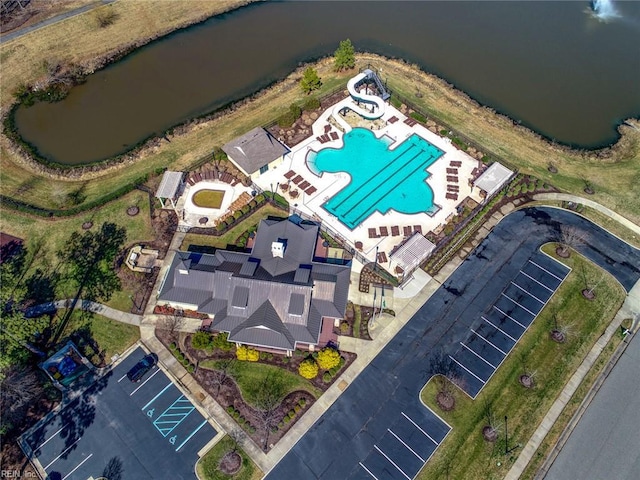 88 Alexandria Way, Carrollton, VA 23314 - aerial view of a pool